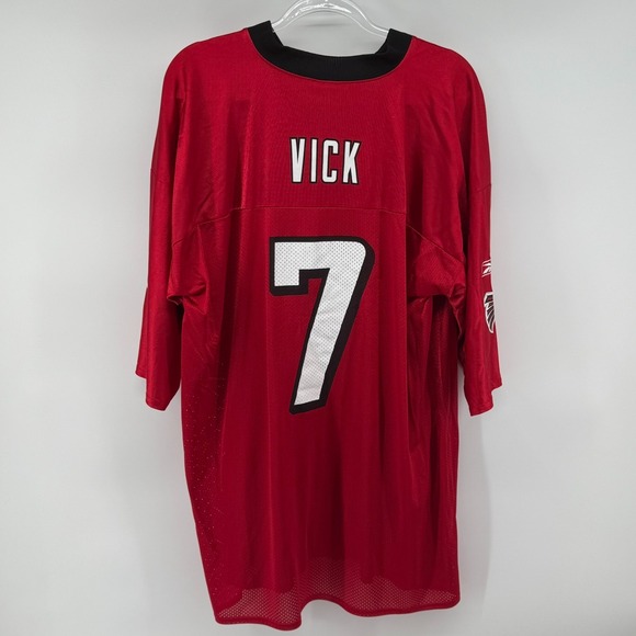 Atlanta Falcons Jersey Youth XL Red Michael Vick #7 Reebok NFL Football Nylon - Picture 4 of 4
